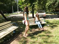 Feet - Daria G + Unknown ginger beauty - 2017-09-01 Two barefoot friends