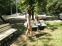 Feet - Daria G + Unknown ginger beauty - 2017-09-01 Two barefoot friends