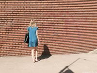 Feet - Ekaterina - 2012-05-21 Blonde in blue dress