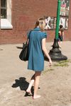 Feet - Ekaterina - 2012-05-21 Blonde in blue dress