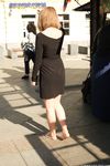Feet - Ekaterina - 2016-08-08 Blonde in a black dress
