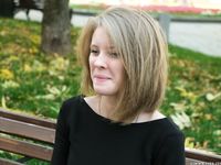 Feet - Ekaterina - 2016-08-08 Blonde in a black dress