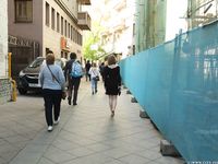 Feet - Ekaterina - 2016-08-08 Blonde in a black dress