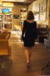 Feet - Ekaterina - 2016-08-08 Blonde in a black dress