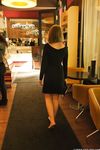 Feet - Ekaterina - 2016-08-08 Blonde in a black dress