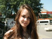 Feet - Ekaterina D - 2016-04-06 Barefoot beauty in a white dress