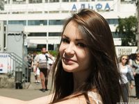 Feet - Ekaterina D - 2016-04-06 Barefoot beauty in a white dress