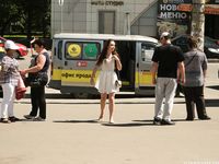 Feet - Ekaterina D - 2016-04-06 Barefoot beauty in a white dress