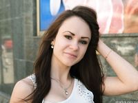 Feet - Ekaterina D - 2016-04-06 Barefoot beauty in a white dress