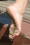 Feet - Ekaterina D - 2016-04-06 Barefoot beauty in a white dress