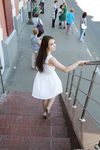 Feet - Ekaterina D - 2016-04-06 Barefoot beauty in a white dress