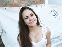 Feet - Ekaterina D - 2016-04-06 Barefoot beauty in a white dress