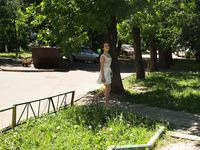 Feet - Ekaterina D - 2016-04-06 Barefoot beauty in a white dress