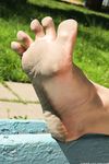 Feet - Ekaterina D - 2016-04-06 Barefoot beauty in a white dress