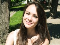 Feet - Ekaterina D - 2016-04-06 Barefoot beauty in a white dress