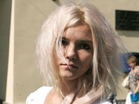 Feet - Eva - 2013-05-12 Slender blonde in white dress