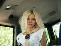 Feet - Eva - 2013-05-12 Slender blonde in white dress