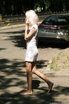 Feet - Eva - 2013-05-12 Slender blonde in white dress