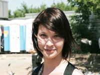 Feet - Galya - 2012-07-15 Barefoot in blue jeans