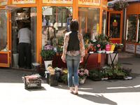 Feet - Galya - 2012-07-15 Barefoot in blue jeans