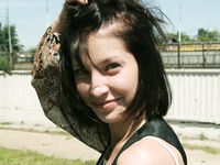 Feet - Galya - 2012-07-15 Barefoot in blue jeans