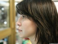 Feet - Galya - 2012-07-15 Barefoot in blue jeans