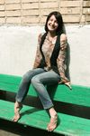 Feet - Galya - 2012-07-15 Barefoot in blue jeans