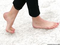Feet - Galya A - 2012-08-23 Shivering in snow