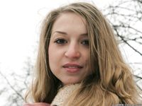 Feet - Galya A - 2012-08-23 Shivering in snow