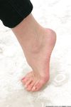 Feet - Galya A - 2012-08-23 Shivering in snow