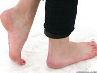 Feet - Galya A - 2012-08-23 Shivering in snow