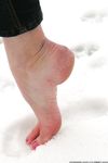 Feet - Galya A - 2012-08-23 Shivering in snow