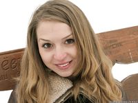 Feet - Galya A - 2012-08-23 Shivering in snow