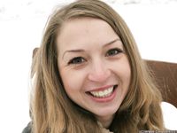 Feet - Galya A - 2012-08-23 Shivering in snow