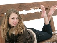 Feet - Galya A - 2012-08-23 Shivering in snow