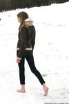 Feet - Galya A - 2012-08-23 Shivering in snow