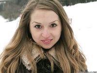 Feet - Galya A - 2012-08-23 Shivering in snow