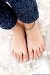 Feet - Gayane - 2013-05-04 Barefoot girl in winter city