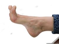 Feet - Gayane - 2013-05-04 Barefoot girl in winter city