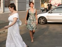 Feet - Gulnara A - 2010-11-01 Dirty feet in public