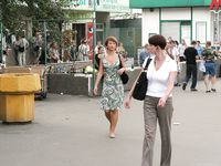 Feet - Gulnara A - 2010-11-01 Dirty feet in public