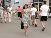 Feet - Gulnara A - 2010-11-01 Dirty feet in public