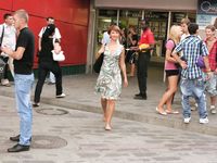 Feet - Gulnara A - 2010-11-01 Dirty feet in public