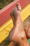 Feet - Gulnara A - 2010-11-01 Dirty feet in public