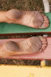Feet - Gulnara A - 2010-11-01 Dirty feet in public