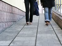 Feet - Ira B + Lena D - 2008-02-02 Long barefoot travel