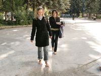 Feet - Ira B + Lena D - 2008-02-02 Long barefoot travel