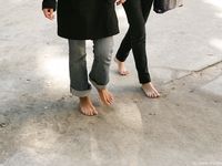 Feet - Ira B + Lena D - 2008-02-02 Long barefoot travel