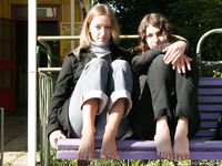 Feet - Ira B + Lena D - 2008-02-02 Long barefoot travel