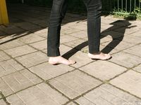 Feet - Ira B + Lena D - 2008-02-02 Long barefoot travel